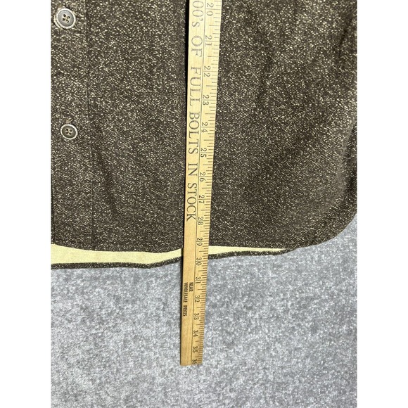 Freedom Foundry Long Sleeve Button Up Shirt Mens Size XXL Brown POCKETS - Picture 10 of 10